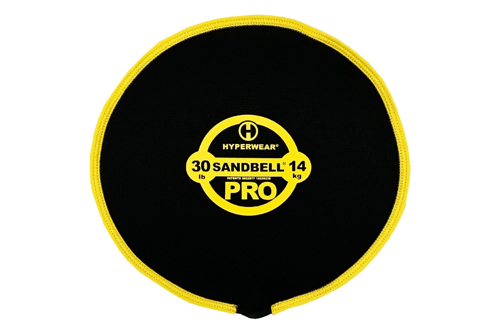 Yellow 30 lb Hyperwear Sandbell Pro <black>